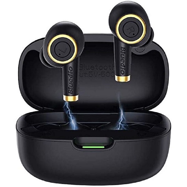 Bluedio TWS Earbuds Bluetooth 5.0, Wireless Earbuds with Charging Case
