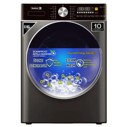 Scanfrost Washing Machine 8KG Front Load Inverter